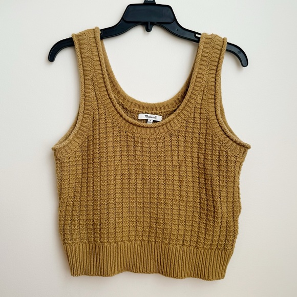 Madewell Textured-Stitch Sweater Tank - Picture 4 of 7